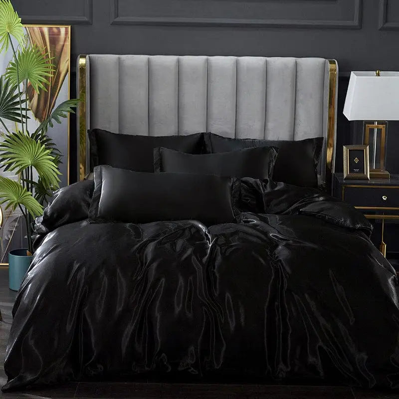 Opulent LuxeSilk Ice Silk Bedding Collection Brooklyn & Birch