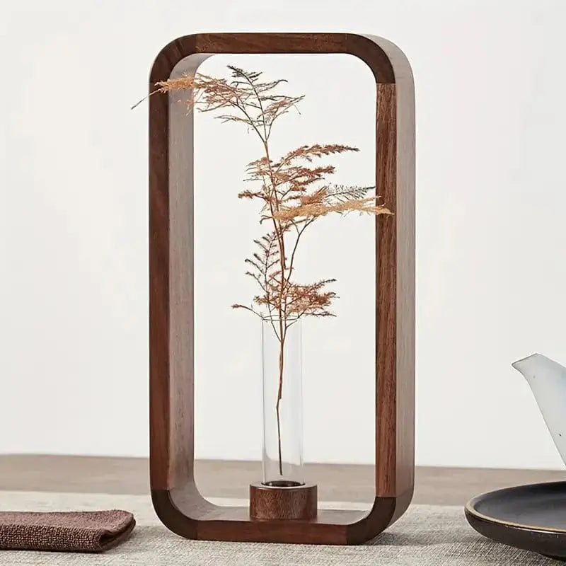 Elegant ZenFrame Wooden Vase for Stylish Home Decor Brooklyn & Birch