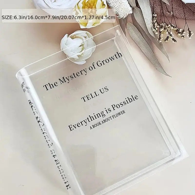 Elegant Transparent Book Vase Brooklyn & Birch