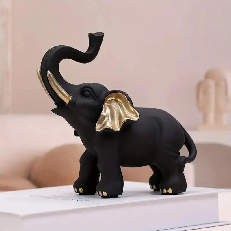 Stunning Eleva Resin Elephant Figurine Brooklyn & Birch