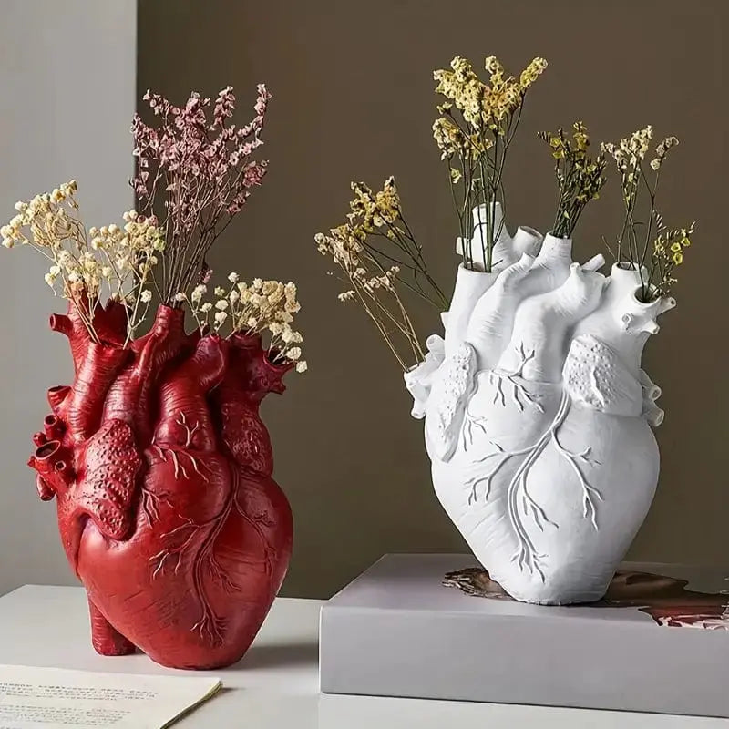 Enchanting BloomHeart Resin Vase Brooklyn & Birch