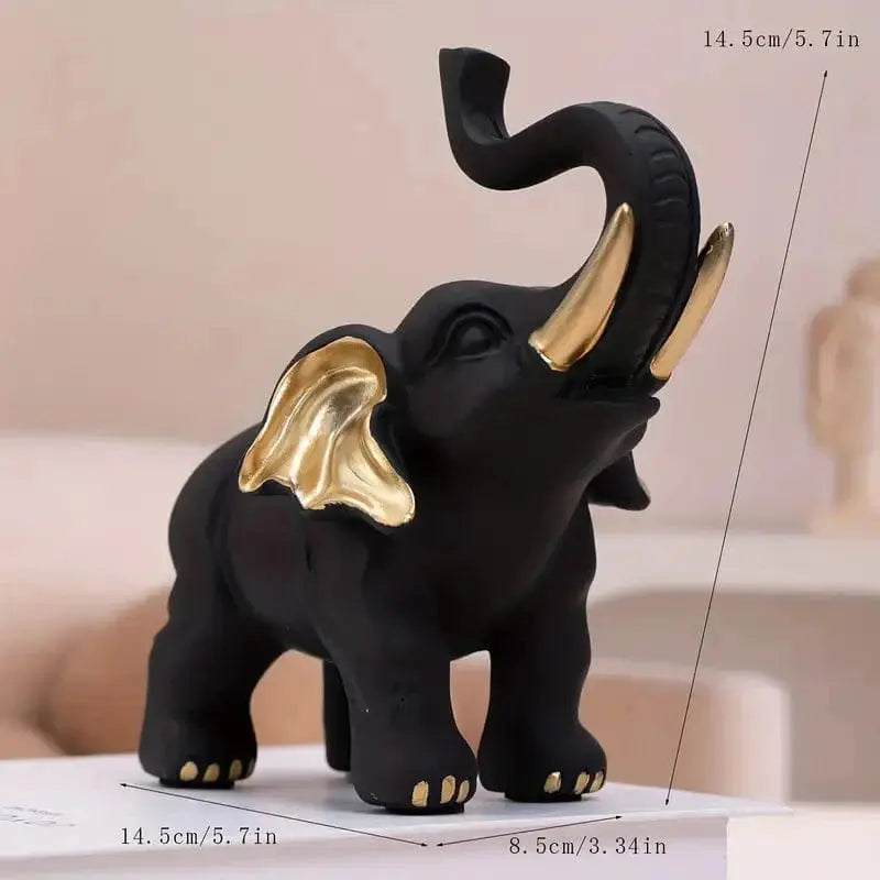 Stunning Eleva Resin Elephant Figurine Brooklyn & Birch