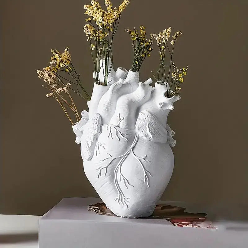 Enchanting BloomHeart Resin Vase Brooklyn & Birch