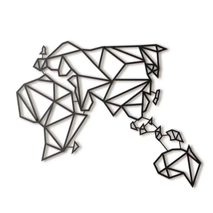 Adventure Awaits: Stunning Metal World Map for Travel Enthusiasts Brooklyn & Birch