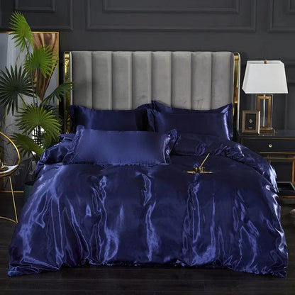 Opulent LuxeSilk Ice Silk Bedding Collection Brooklyn & Birch