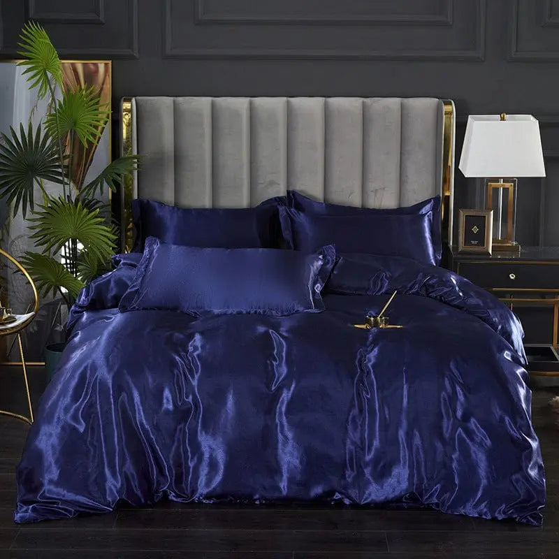 Opulent LuxeSilk Ice Silk Bedding Collection Brooklyn & Birch