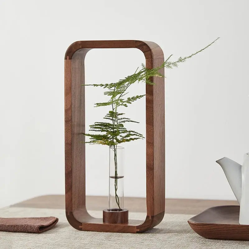 Elegant ZenFrame Wooden Vase for Stylish Home Decor Brooklyn & Birch