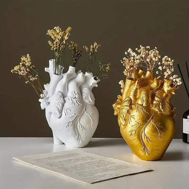 Enchanting BloomHeart Resin Vase Brooklyn & Birch